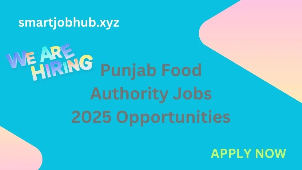 Punjab Food Authority Jobs