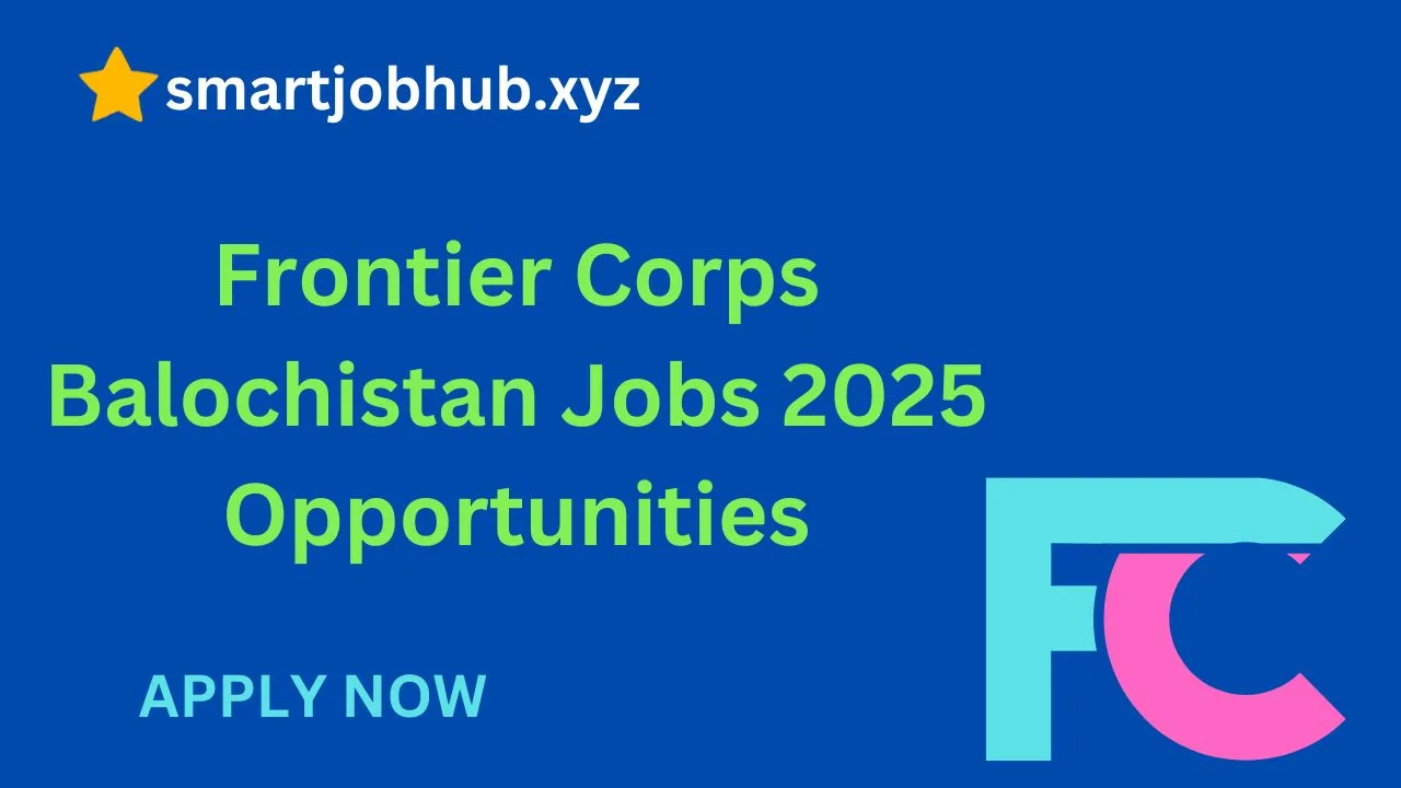 Frontier Corps Balochistan Jobs